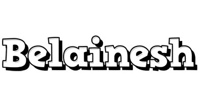 Belainesh snowing logo