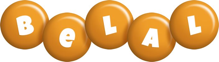 Belal candy-orange logo