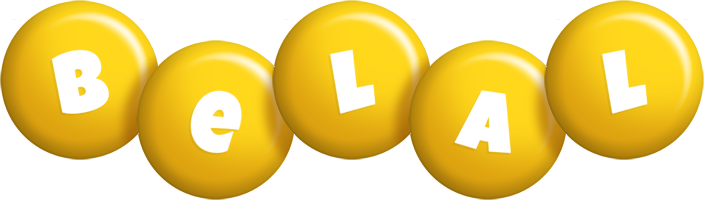 Belal candy-yellow logo