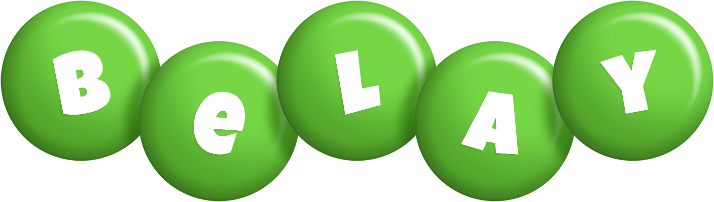Belay candy-green logo