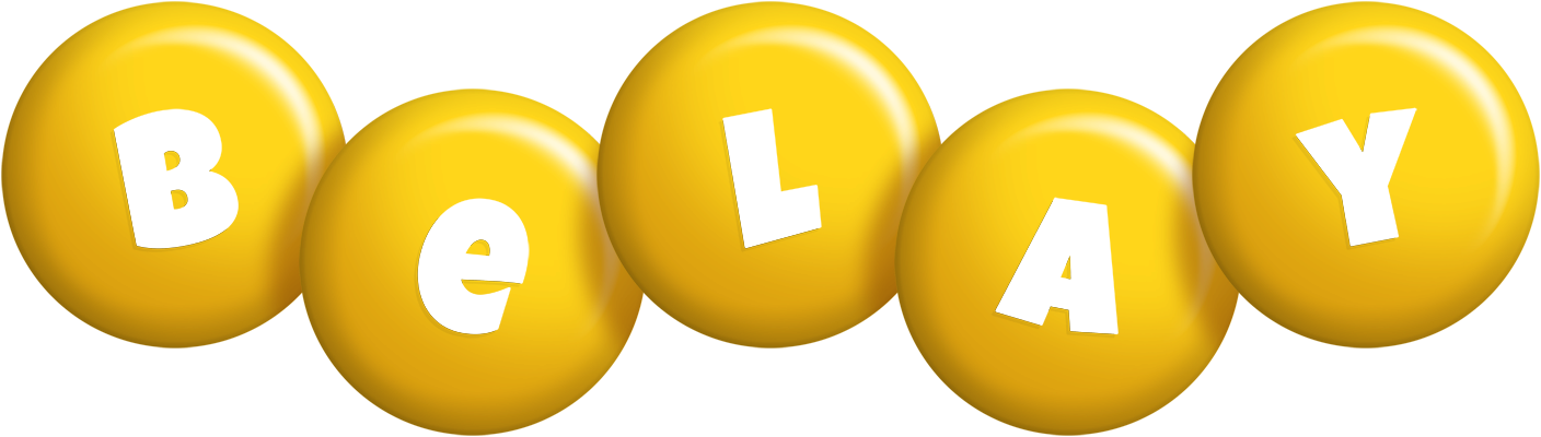 Belay candy-yellow logo