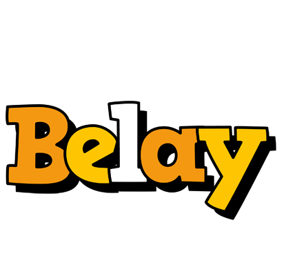 Belay cartoon logo