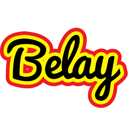 Belay flaming logo