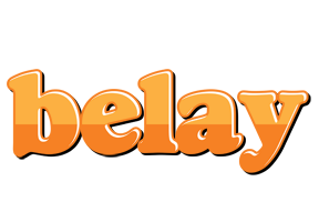 Belay orange logo