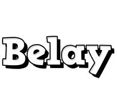 Belay snowing logo