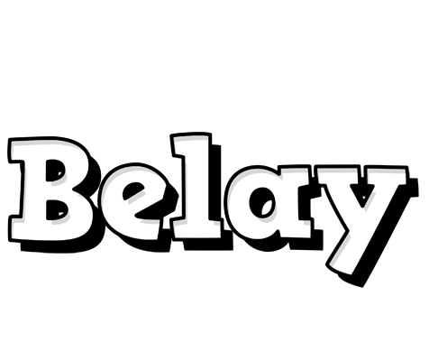 Belay snowing logo