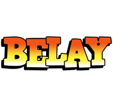 Belay sunset logo