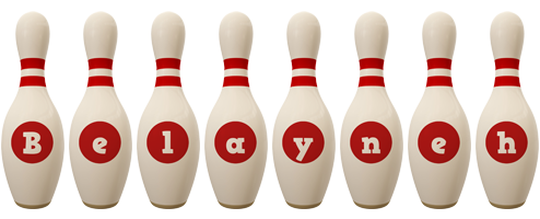 Belayneh bowling-pin logo