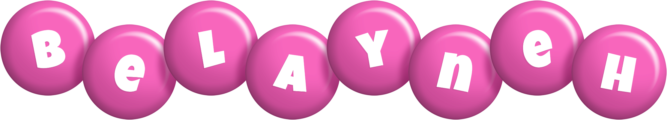 Belayneh candy-pink logo