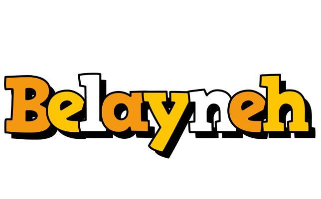 Belayneh cartoon logo