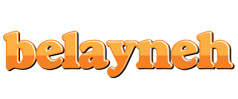 Belayneh orange logo