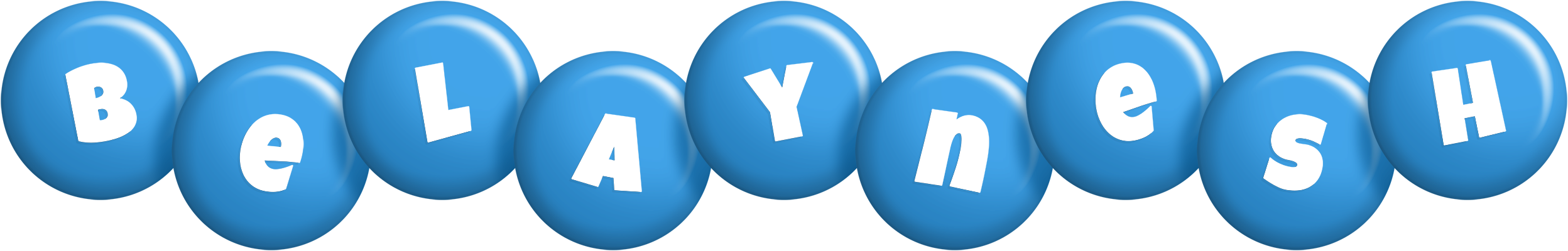 Belaynesh candy-blue logo