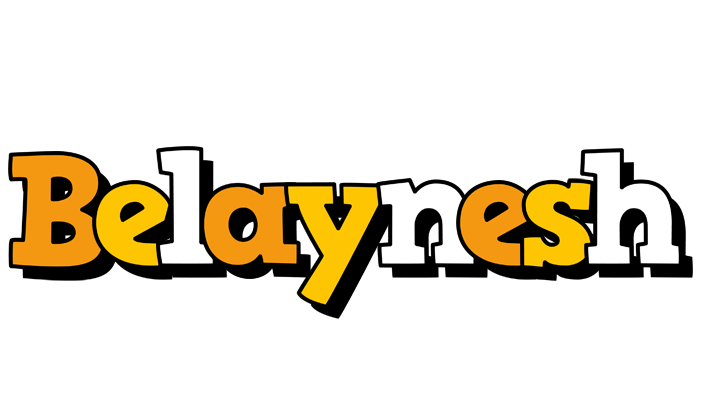 Belaynesh cartoon logo