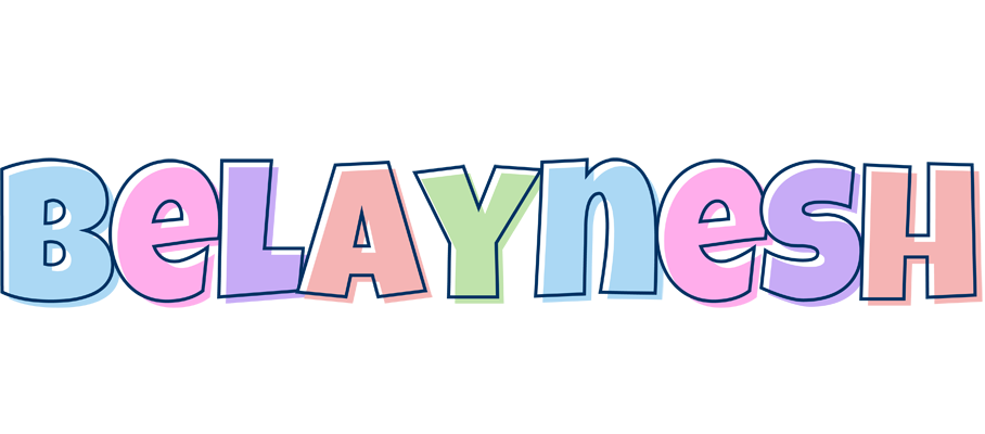 Belaynesh pastel logo