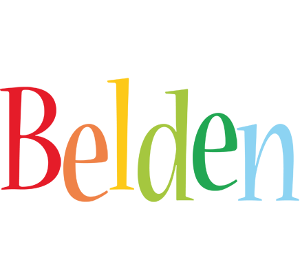 Belden birthday logo