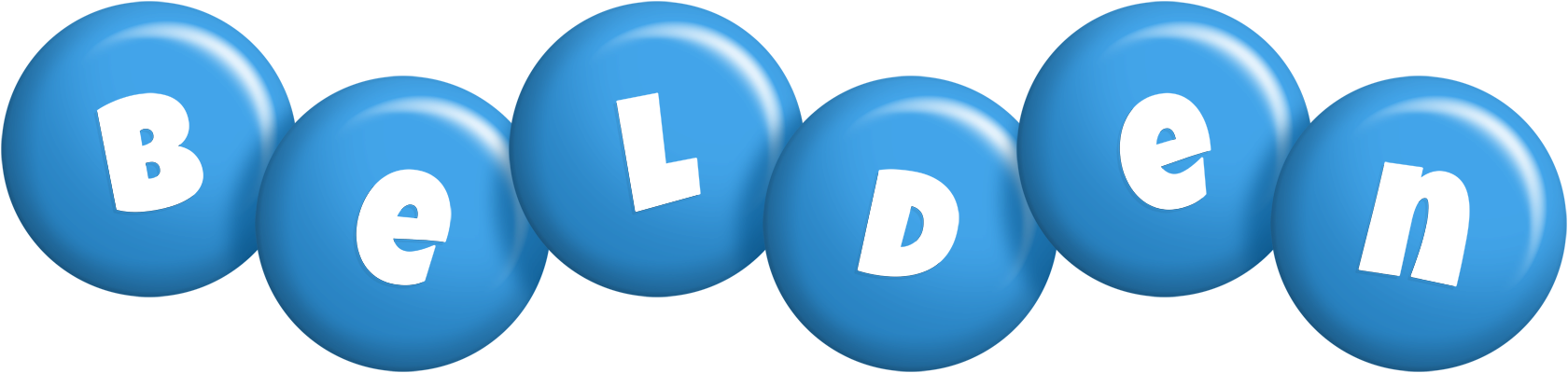 Belden candy-blue logo