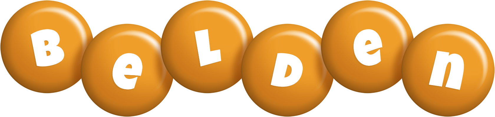 Belden candy-orange logo