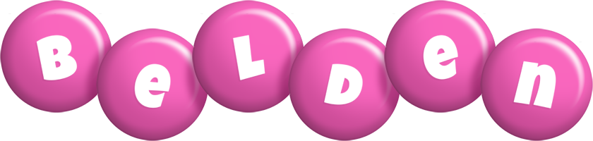 Belden candy-pink logo