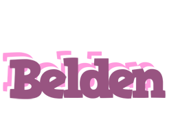 Belden relaxing logo