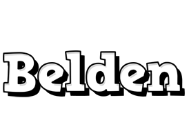 Belden snowing logo