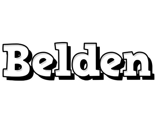 Belden snowing logo