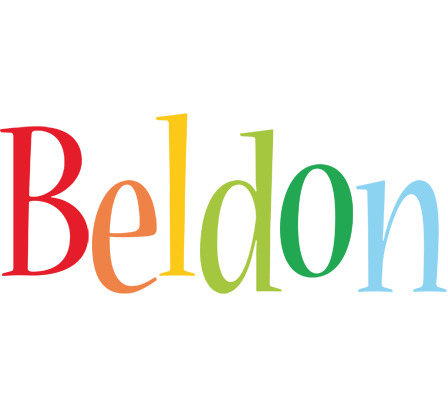 Beldon birthday logo
