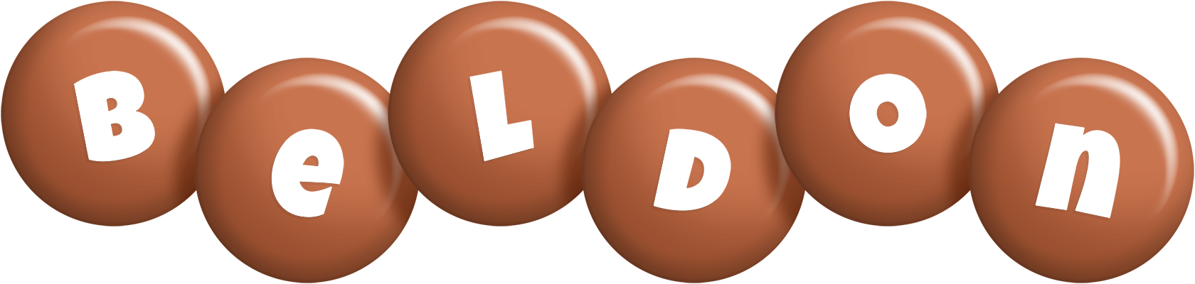 Beldon candy-brown logo