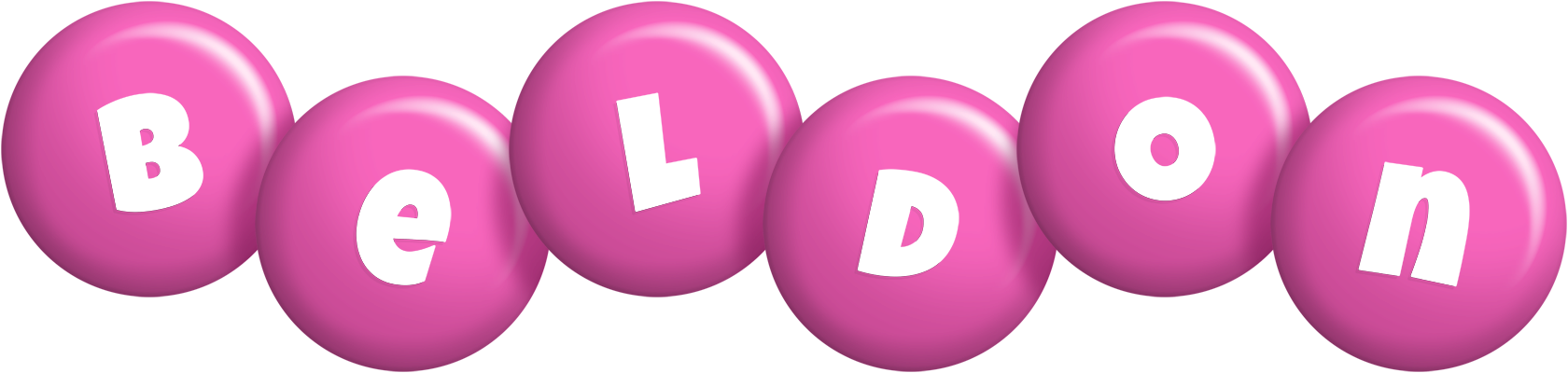 Beldon candy-pink logo