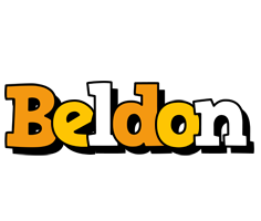 Beldon cartoon logo