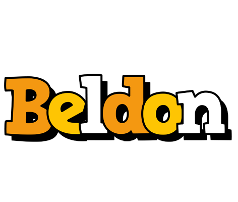 Beldon cartoon logo