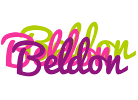 Beldon flowers logo