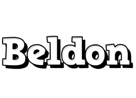 Beldon snowing logo