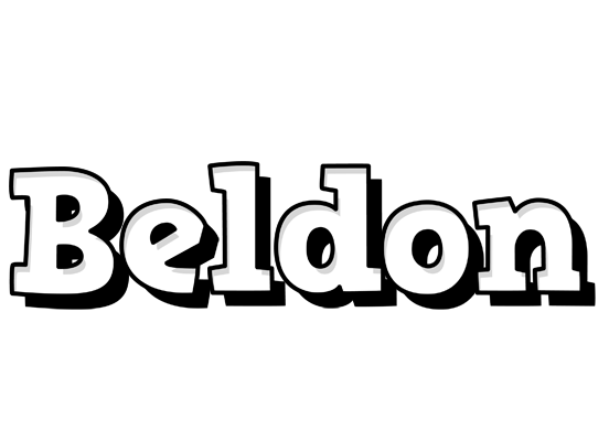 Beldon snowing logo