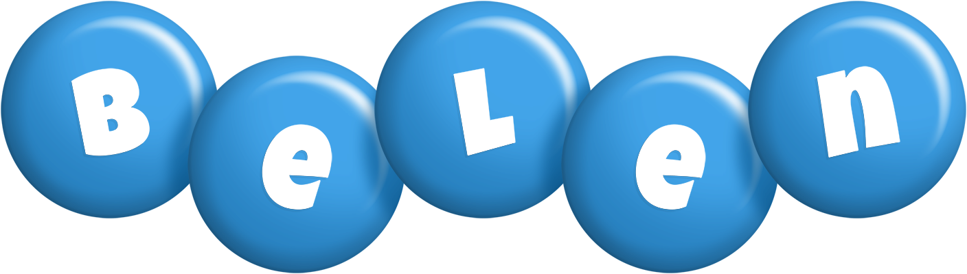 Belen candy-blue logo