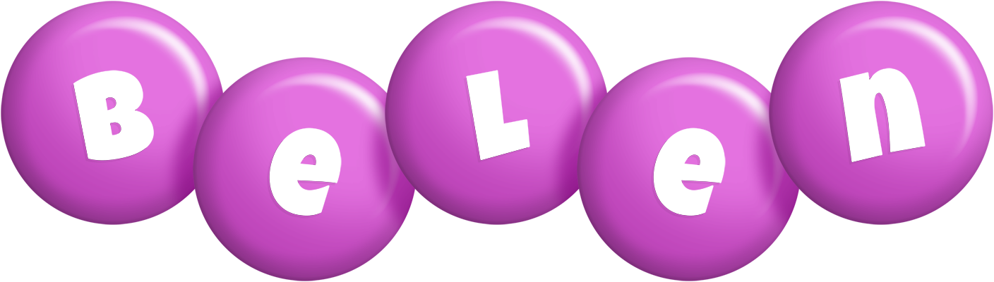 Belen candy-purple logo