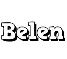 Belen snowing logo
