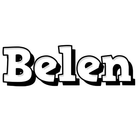 Belen snowing logo