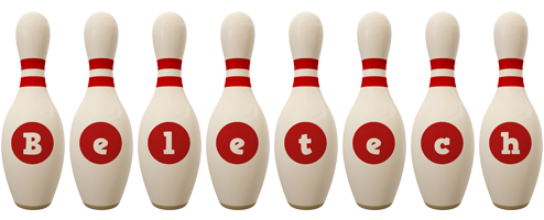 Beletech bowling-pin logo