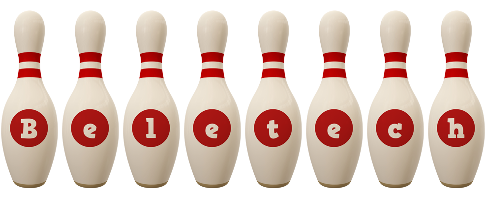 Beletech bowling-pin logo