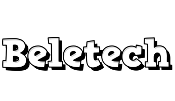 Beletech snowing logo
