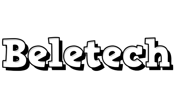Beletech snowing logo