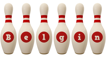 Belgin bowling-pin logo