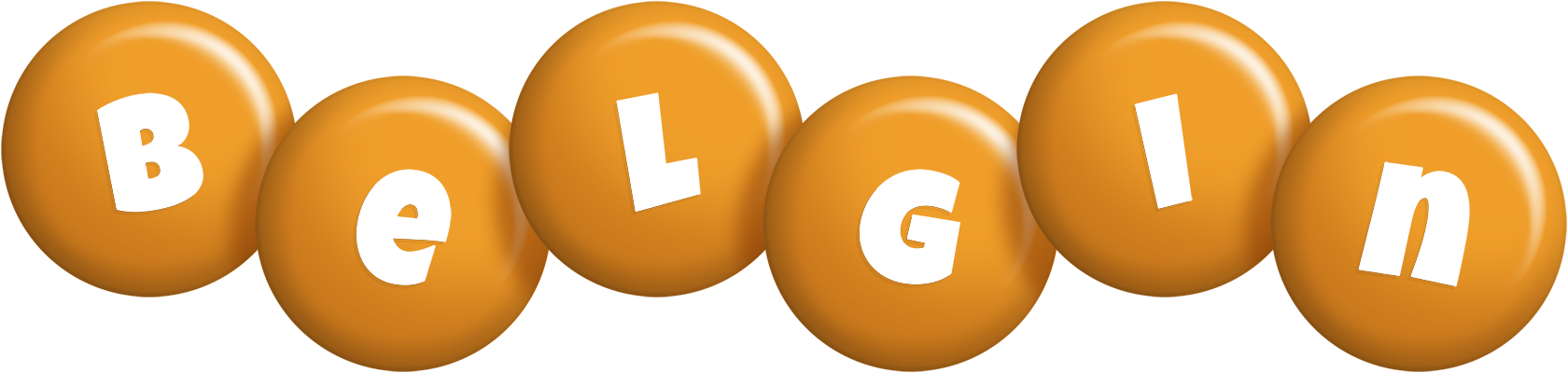 Belgin candy-orange logo