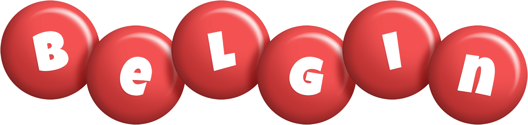 Belgin candy-red logo