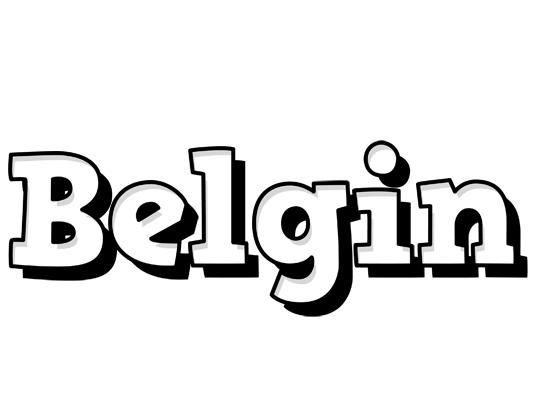 Belgin snowing logo