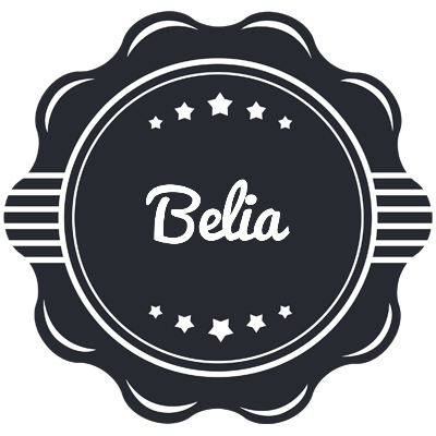 Belia badge logo
