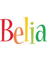 Belia birthday logo