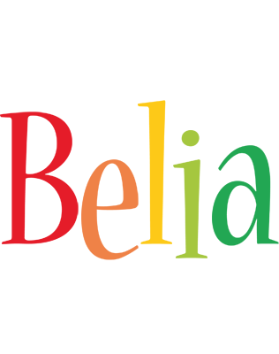Belia birthday logo
