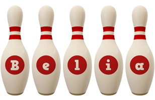 Belia bowling-pin logo