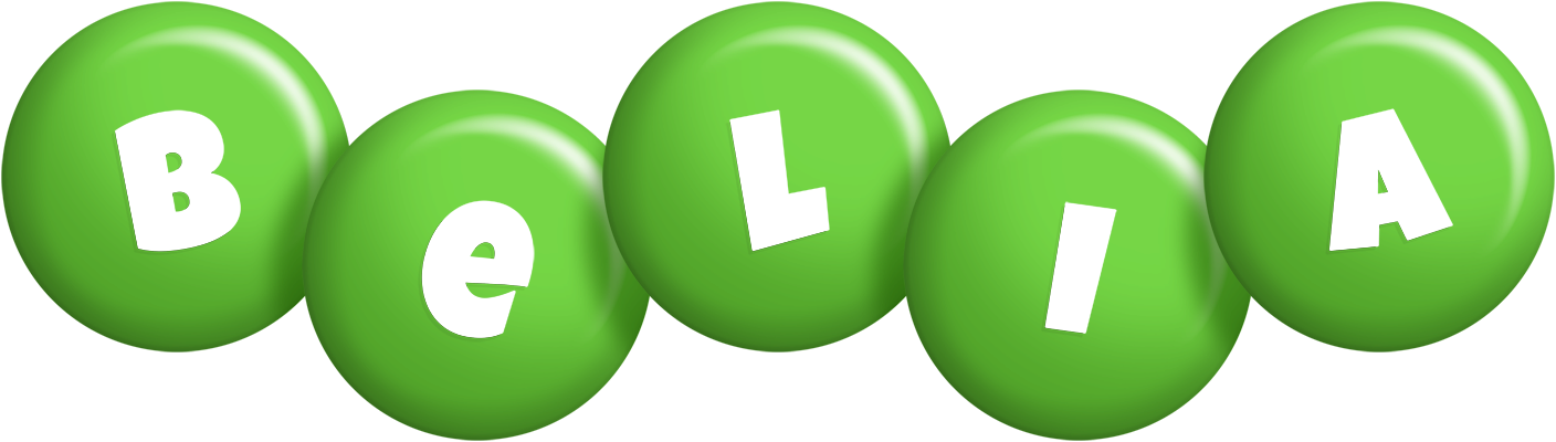 Belia candy-green logo